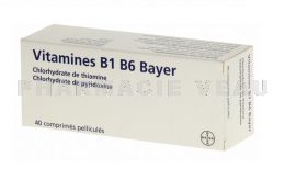 Vitamine B1 + B6 40 comprimés - BAYER