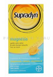 SUPRADYN Magnesia boîte de 30 comprimés effervescents