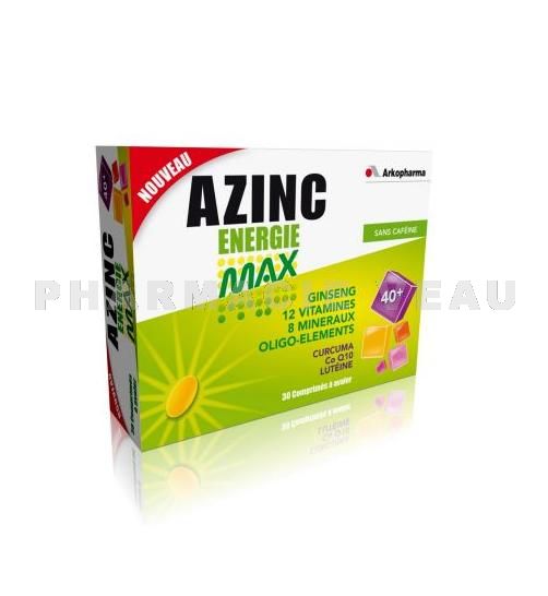 AZINC Energie Max 30 comprimés 