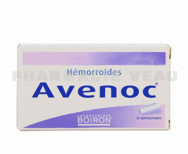 AVENOC Hémorroïdes 10 suppositoires BOIRON