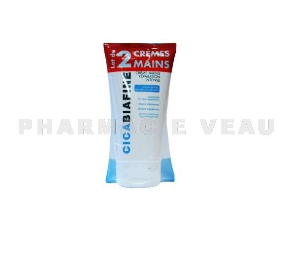 CicaBiafine Crème Mains réparation intense LOT de 2 tubes de 75 ml - PROMO