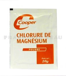 CHLORURE DE MAGNESIUM sachet 20 grammes Cooper