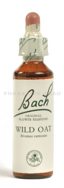 Fleur de Bach Avoine sauvage / Wild Oat - Flacon compte-gouttes 20 ml