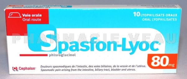 SPASFON LYOC 80 mg 10 lyophilisats oraux