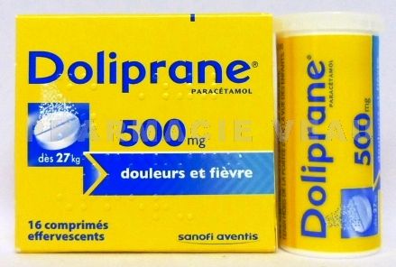 DOLIPRANE 500mg 16 comprimés effervescents