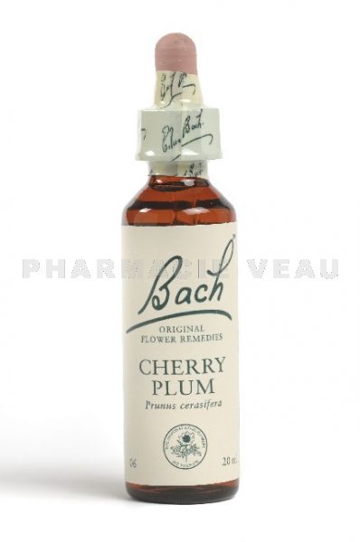 Fleur de Bach Prunus / Cherry Plum - Flacon compte-gouttes 20 ml