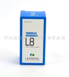 L8 Troubles Urinaires Lehning 30 ml