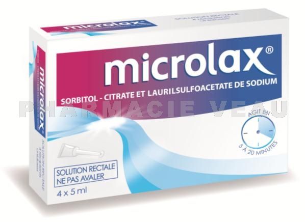 MICROLAX Boite de 4 récipients unidoses