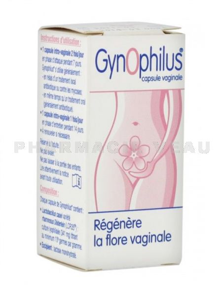 GYNOPHILUS Régénère la flore vaginale (14 capsules vaginales)