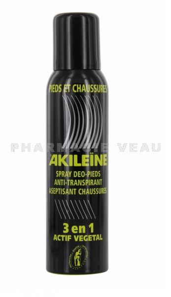 Spray Noir Désodorisant pour chaussures 150ml - Akileine