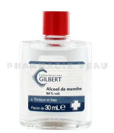 Gilbert Alcool de Menthe flacon 30 ml