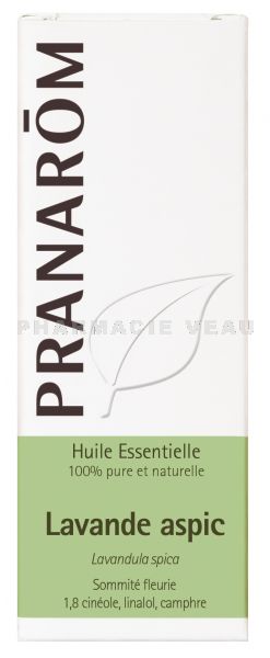 LAVANDE ASPIC (Lavandula spica) Huile Essentielle (10 ml) Pranarom 