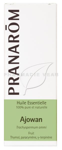 AJOWAN (trachyspermum ammi) Huile Essentielle (10 ml) Pranarom