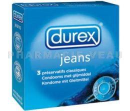 DUREX CLASSICS JEANS 3 préservatifs