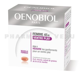 OENOBIOL FEMME 45+ VENTRE PLAT Lot de 2 boites de 60 capsules
