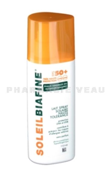 SOLEILBIAFINE Protection Solaire Haute Tolérance SPF50+ Spray 200 ml
