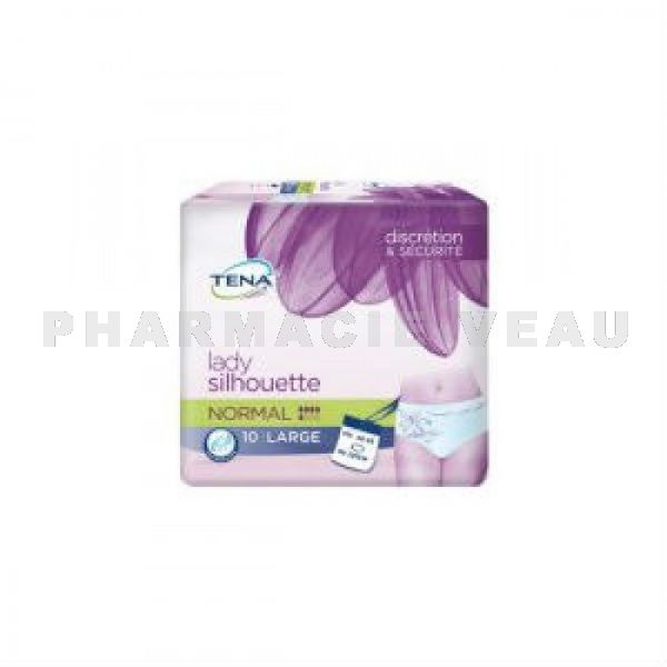 TENA Lady Silhouette Normal Large (10 pièces) 