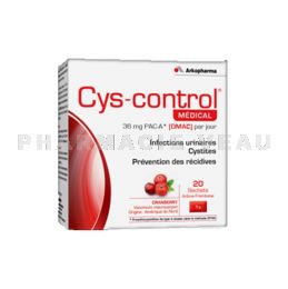 CYS-CONTROL Confort Urinaire 20 sachets
