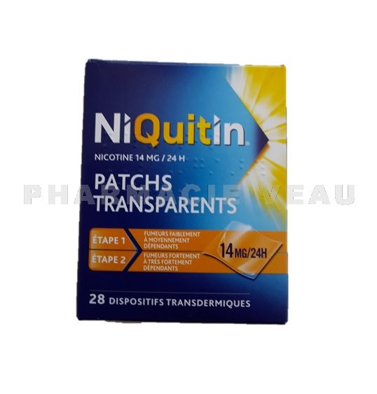 NIQUITIN PATCH 14mg/24h 28 Patchs transparents