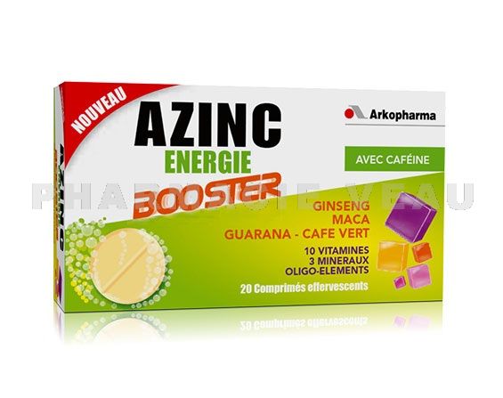 AZINC ENERGIE Booster 20 comprimés effervescents