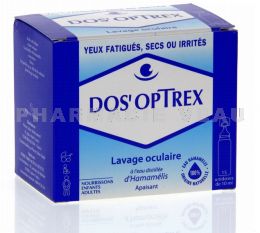 DOS'OPTREX Lavage occulaire 15 unidoses de 10ml 