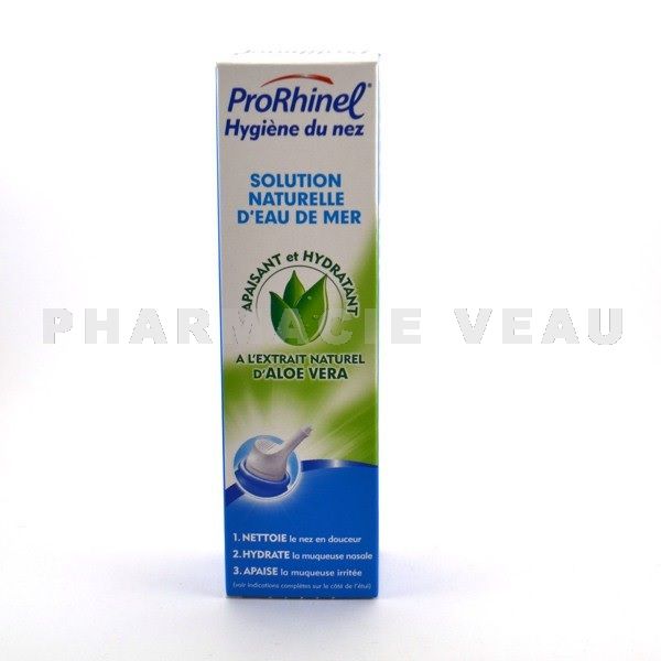 PRORHINEL Spray nasal Eau de Mer / Aloe Vera Adultes-Enfants à partir 6 ans (100 ml)