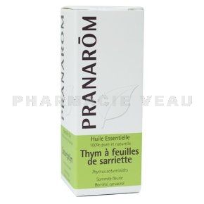 THYM à FEUILLES DE SARRIETTE Thymus satureioides Huile Essentielle 10 ml Pranarom