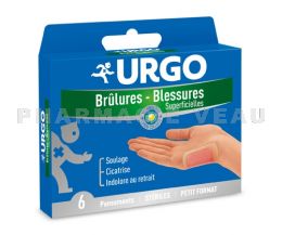 URGO Brûlures : Pansements stériles avec tullegras - Petit format x6
