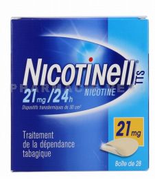 NICOTINELL TTS Patchs à la Nicotine 21 mg/24 h boite de 28