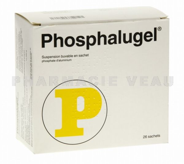 PHOSPHALUGEL 26 sachets-doses