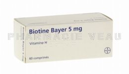 BIOTINE Bayer 5 mg 60 comprimés