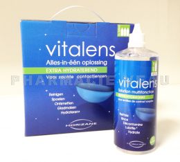VITALENS Solution Multifonction Lentilles de Contact LOT de 3 flacons de 360 ml
