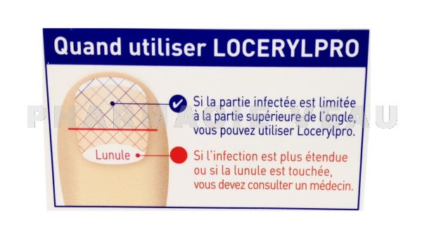 LOCERYL PRO 5% Vernis Mycoses flacon 2.5ml ex- CURANAIL