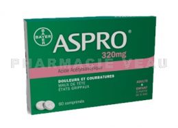 ASPRO 320 mg 60 comprimés
