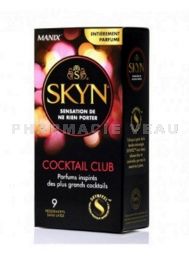 MANIX SKYN Cocktail Club 9 préservatifs