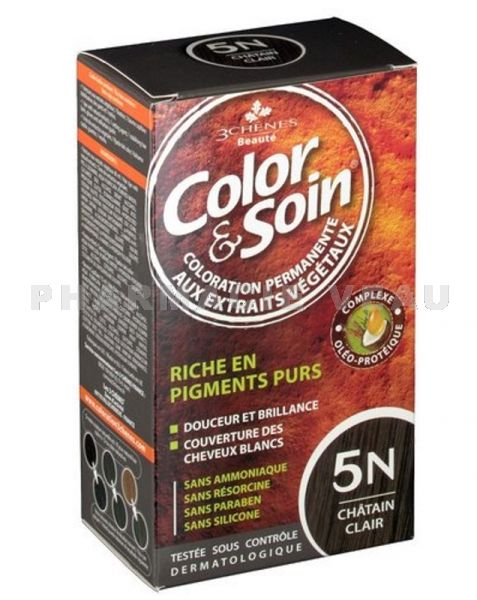 COLOR et SOIN Coloration Permanente CHÂTAIN CLAIR - 5N