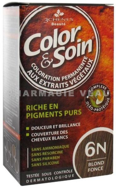 COLOR et SOIN Coloration Permanente BLOND FONCÉ - 6N