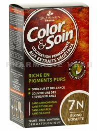 COLOR et SOIN Coloration Permanente BLOND NOISETTE - 7N