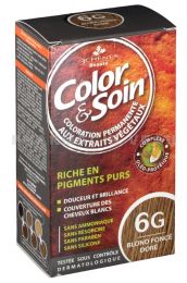COLOR et SOIN Coloration Permanente BLOND FONCÉ DORÉ - 6G