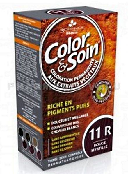 COLOR et SOIN Coloration Permanente ROUGE MYRTILLE - 11R