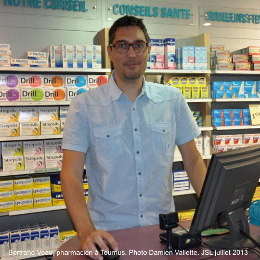 Bertrand Veau Gérant de la Pharmacie Veau en ligne à Tournus France